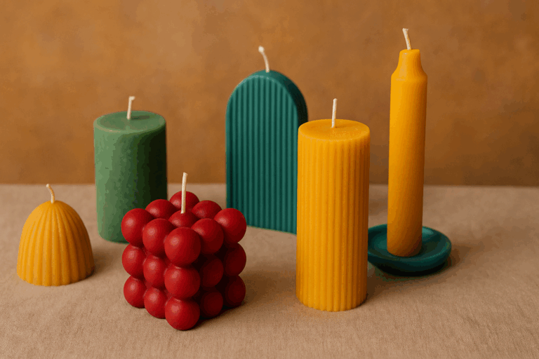 Como fazer velas artesanais prático e criativo