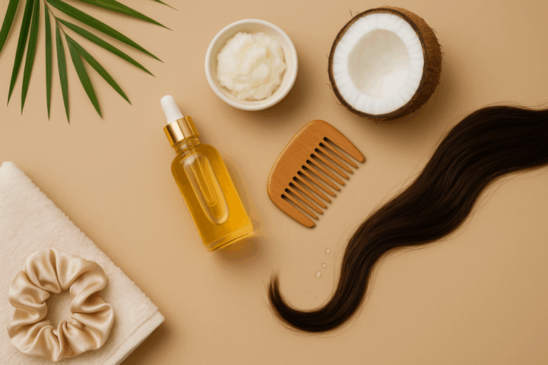como usar oleo de côco no cabelo