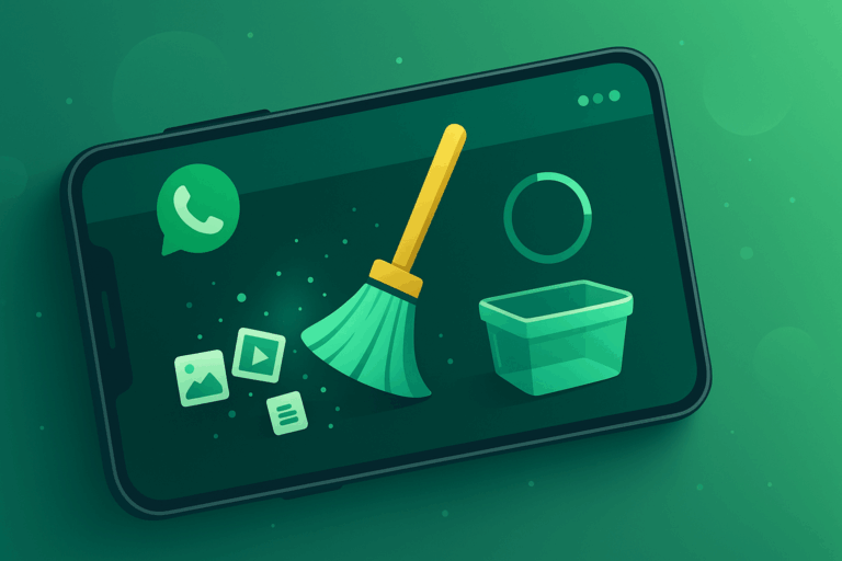 limpar cache whatsapp